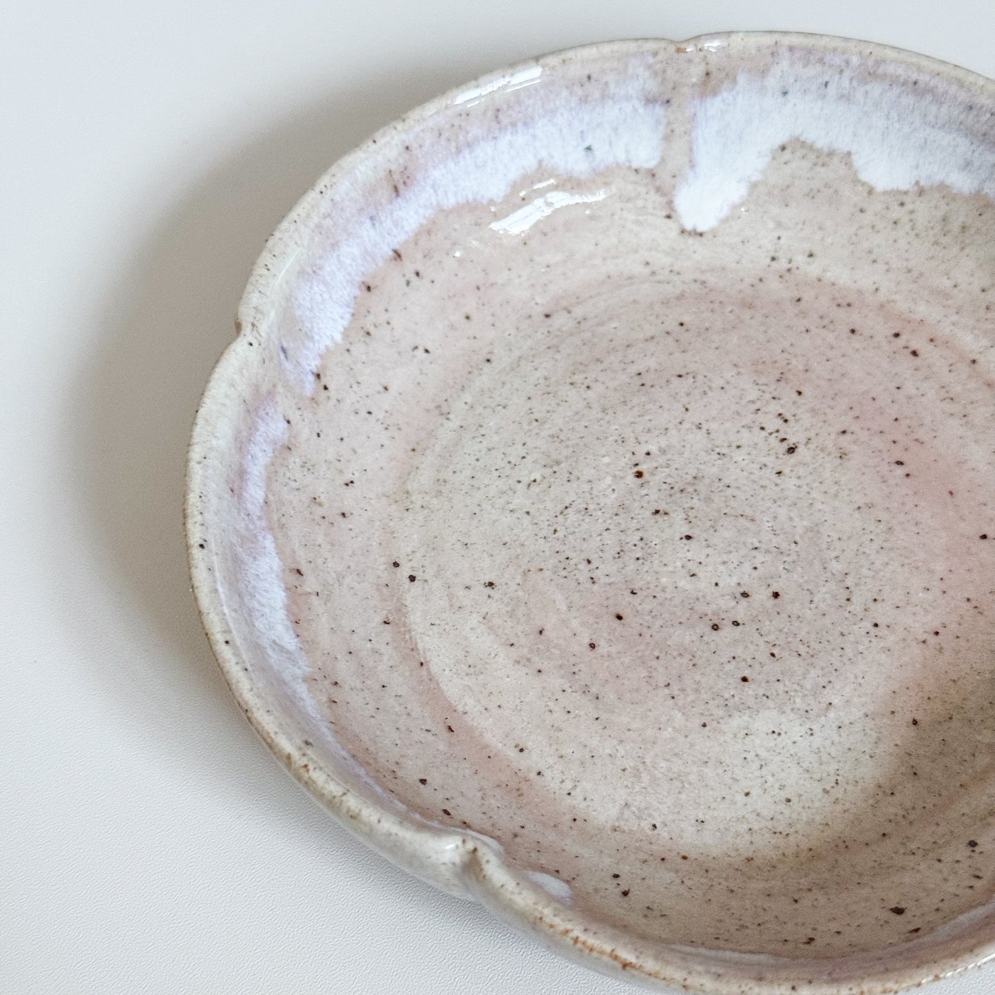 Flower Plate in Baby Pink