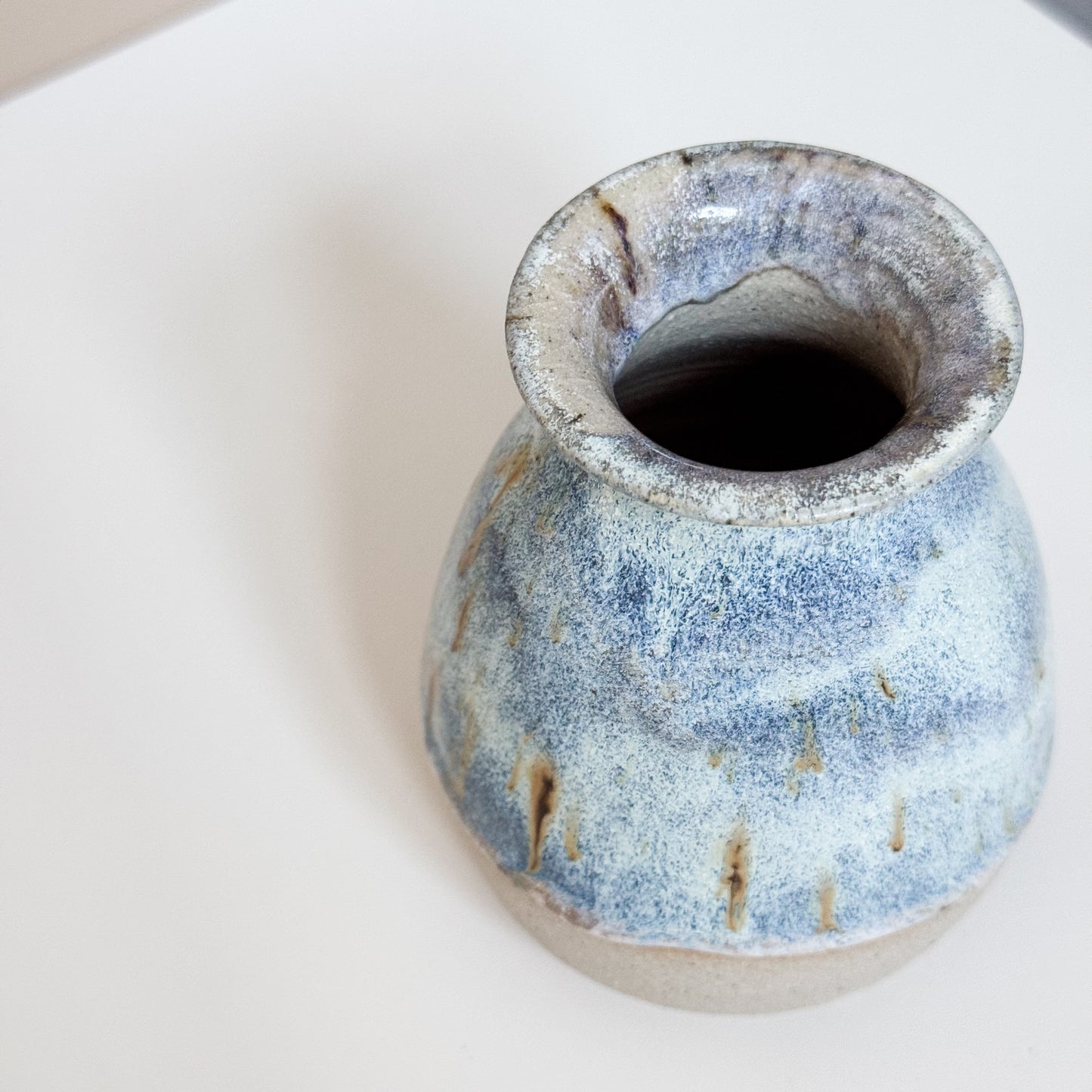 Small Vase in Ragged Blue