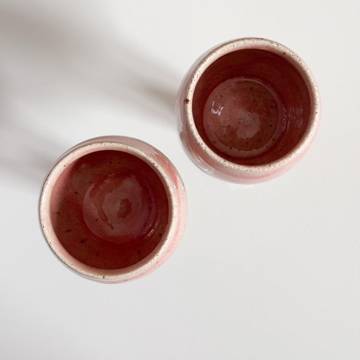 Set of 2 Goblets in Pink Ombre